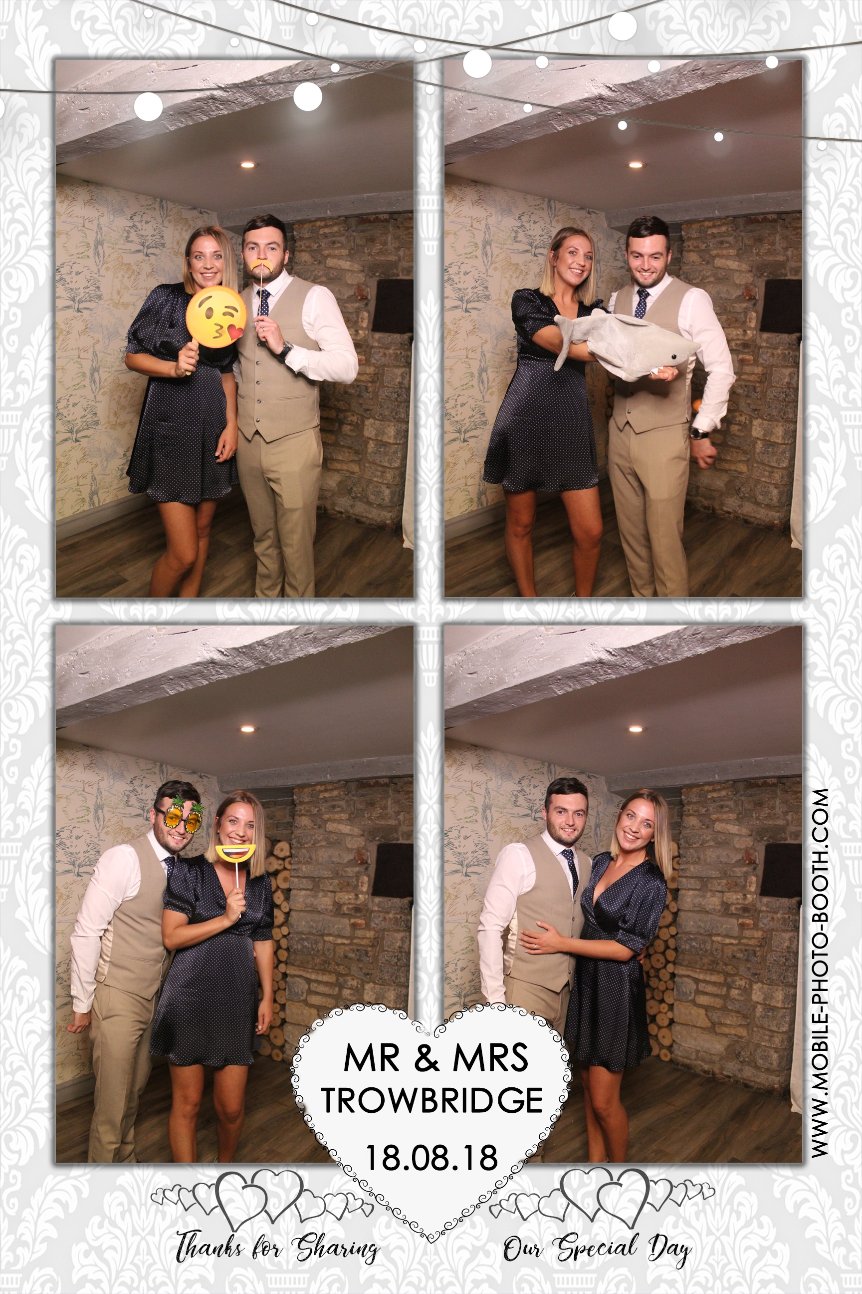 Mr & Mrs Trowbridge | View more photos from the event at images.mobile-photo-booth.com/u/MobilePhotoBoothUK/Mr-Mrs-Trowbridge